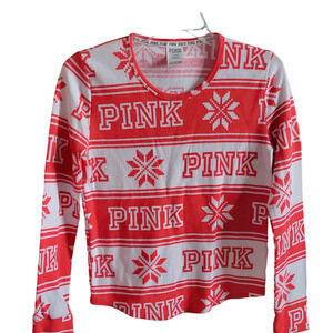 Pink Sleep Shirt Size Medium Long Sleeve Soft and Comfortable‎
